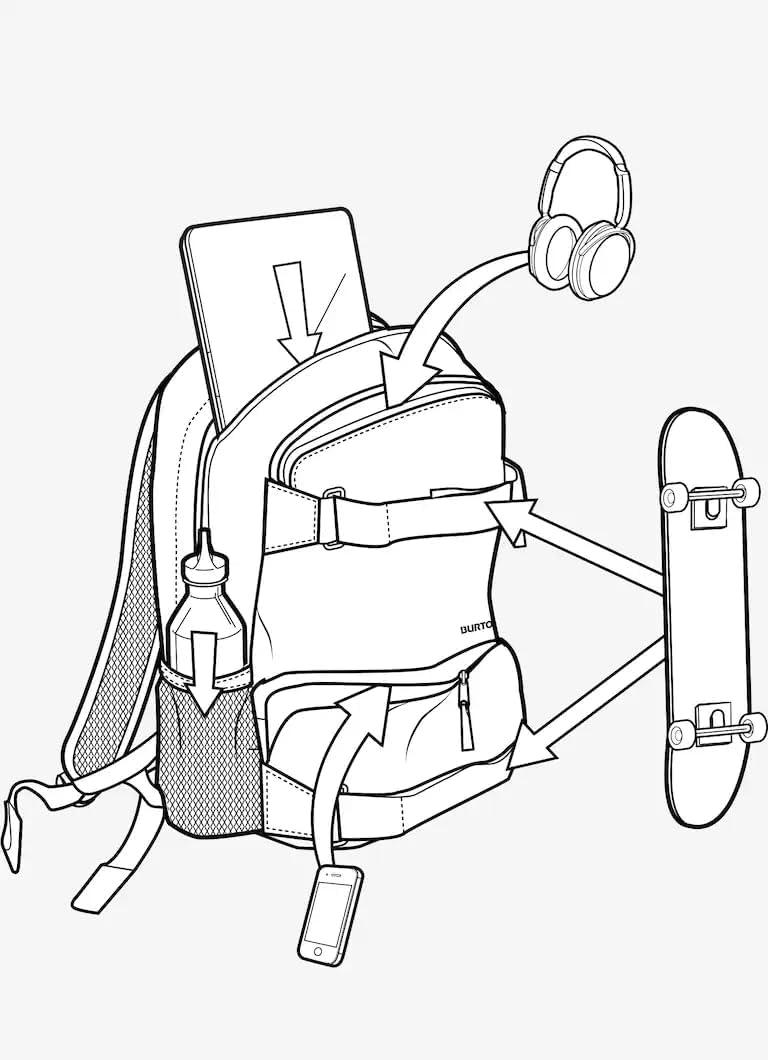 imageBurton Day Hiker 30L BackpackTrue Black