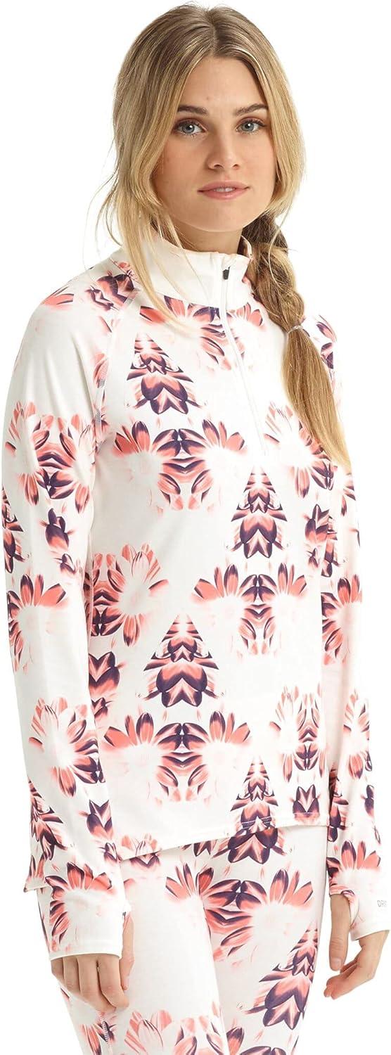 imageBurton Womens Expedition Quarter Zip Base LayerStout White Stylus