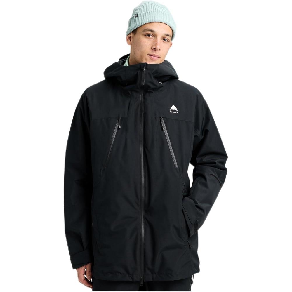 imageBurton Mens Reserve 2Layer 3in1 Jacket Waterproof Winter Snowboard Jacket with Removable LinerTrue Black