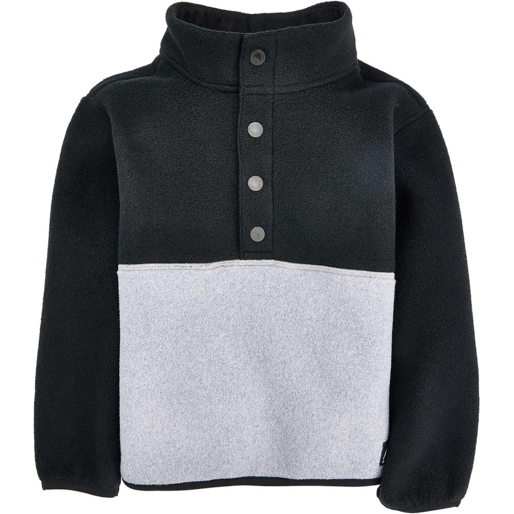 imageBurton Toddlers Cinder Fleece AnorakTrue BlackGray Heather