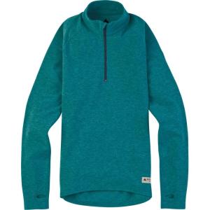 Burton Women’s Expedition Quarter Zip Base Layer(Balsam Heather)