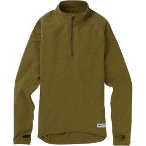 Burton Women’s Expedition Quarter Zip Base Layer(Martini Olive Heather)