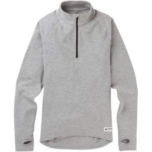 Burton Women’s Expedition Quarter Zip Base Layer(Monument Heather)