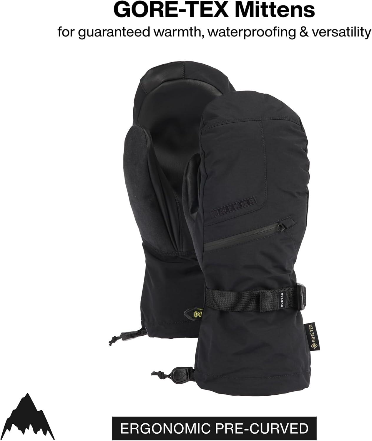 imageBurton Mens Snowboard Ski Gore Tex GlovesTrue Black