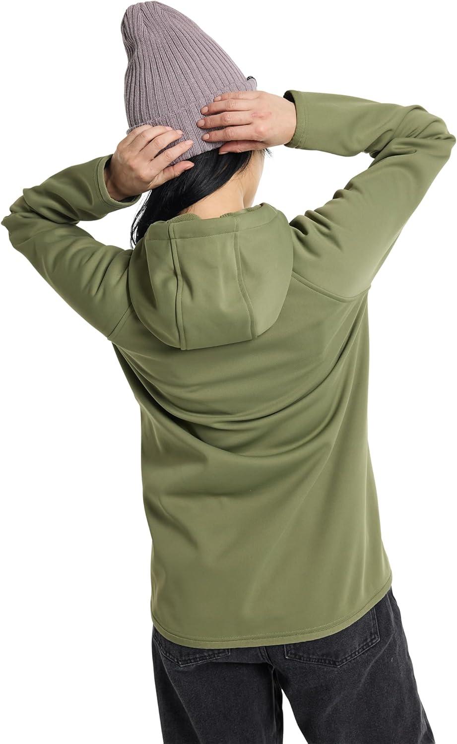 imageBurton Womens Crown Weatherproof Pullover FleeceForest Moss