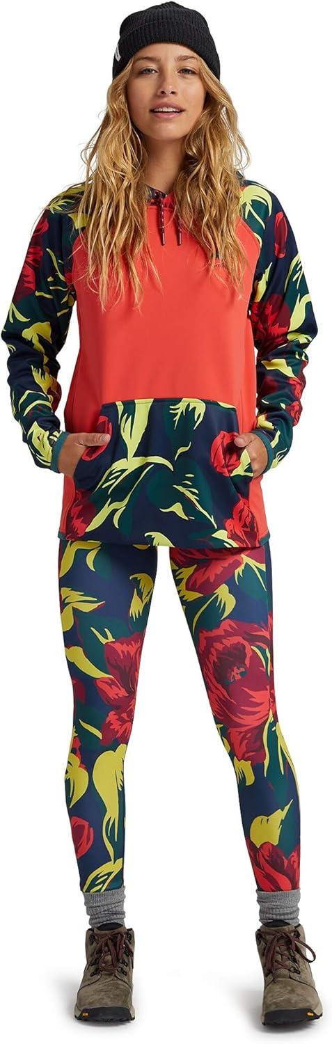 imageBurton Womens Crown Weatherproof Pullover FleeceHibiscus Pink Oversized FloralHibiscus Pink