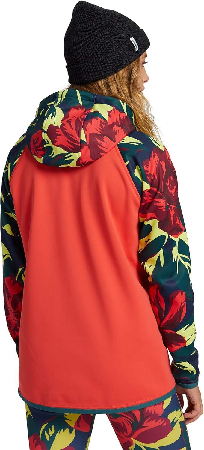 imageBurton Womens Crown Weatherproof Pullover FleeceHibiscus Pink Oversized FloralHibiscus Pink