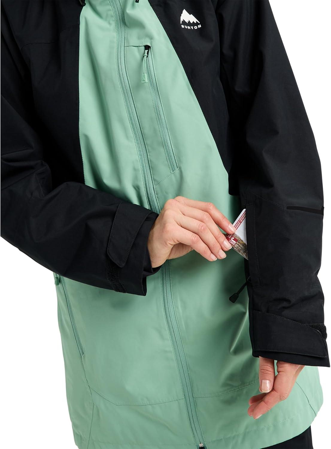 imageBurton Womens Reserve 2L 20K Snow JacketTrue Black Soft Sage