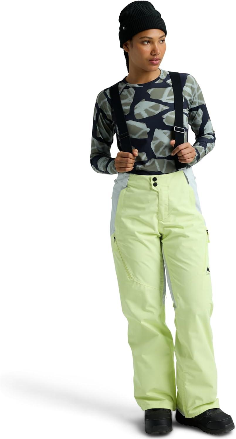 imageBurton Womens Reserve 2L 3in1 Pants Glow Yellow GreenGray Cloud M