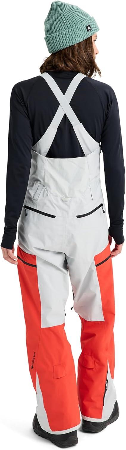 imageBurton Womens Reserve GORETEX 2L Bib Pants Fiesta RedGray Cloud M