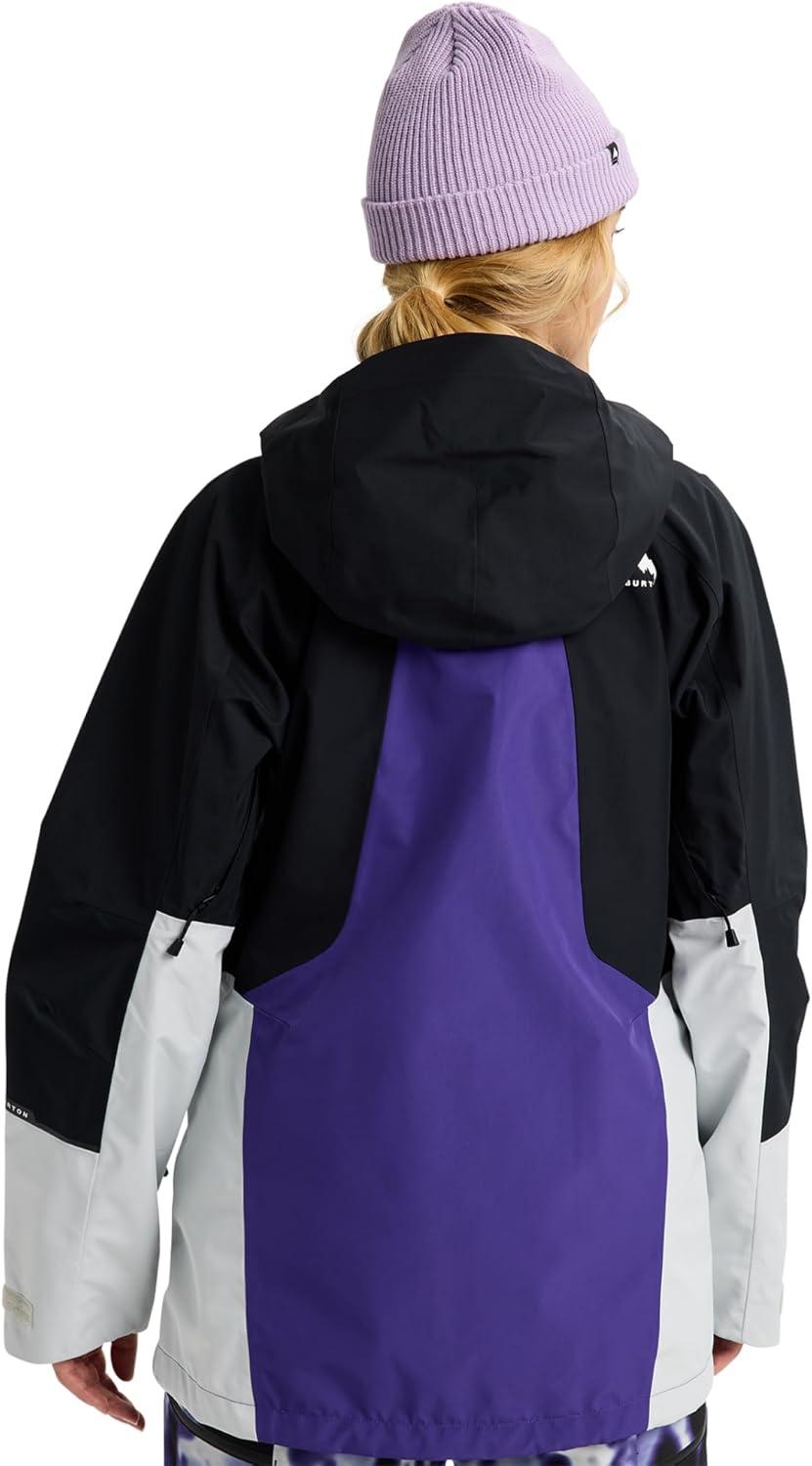 imageBurton Womens Reserve GORETEX 2L JacketPrism Violet True Black Gray Cloud