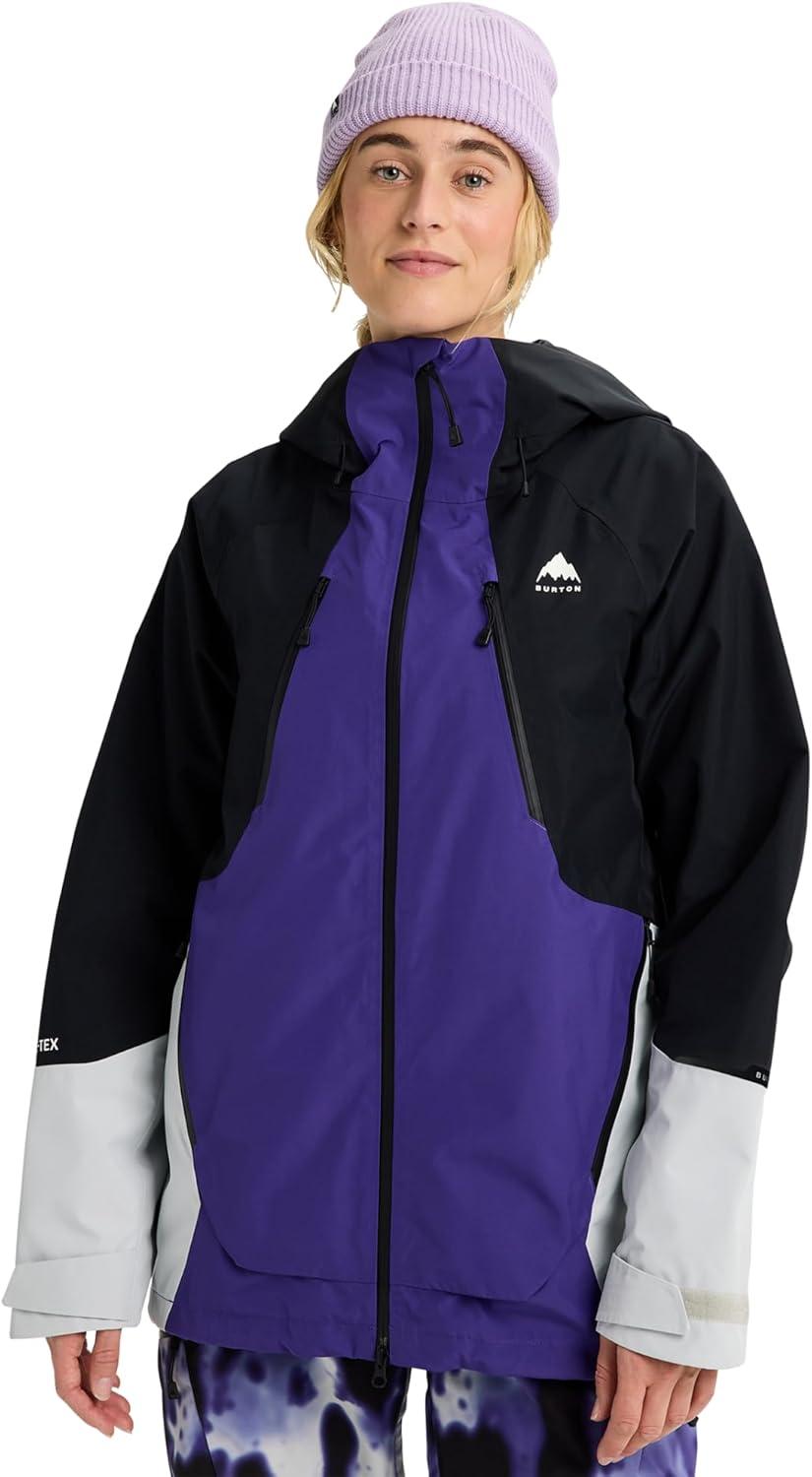 imageBurton Womens Reserve GORETEX 2L JacketPrism Violet True Black Gray Cloud