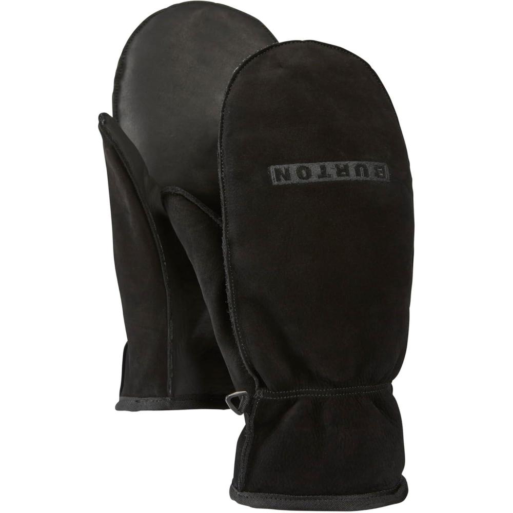 imageBurton Mens Work Horse Leather Mittens True Black M