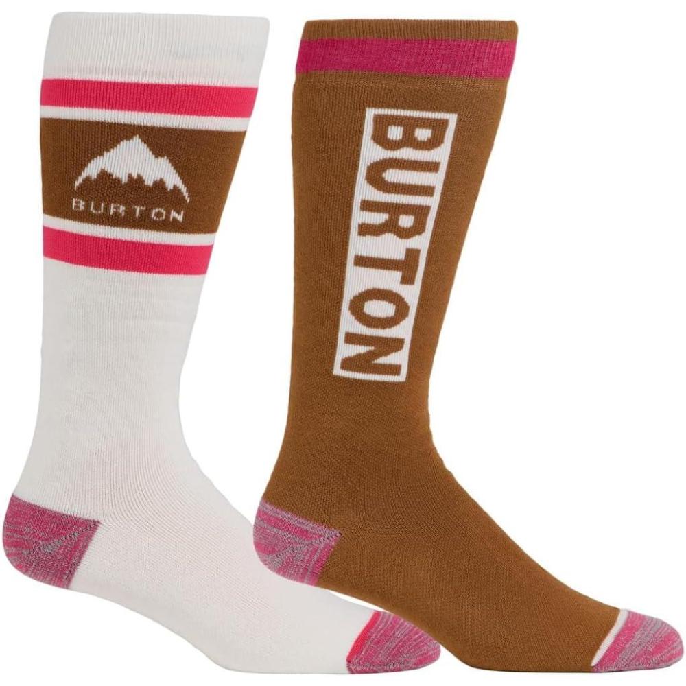 imageBurton Womens Weekend Midweight Socks 2 PackChestnut Brown