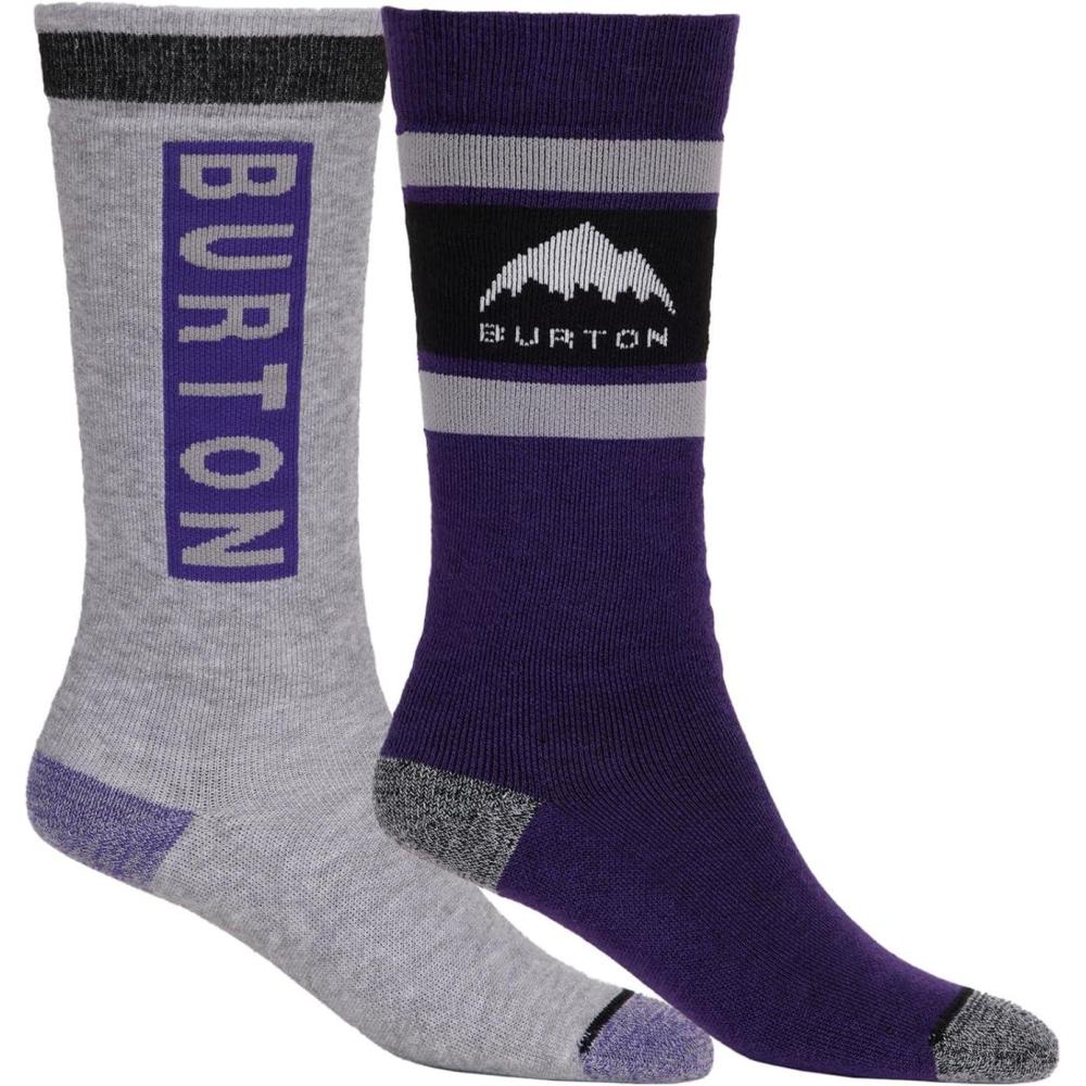 imageBurton Womens Weekend Midweight Socks 2 PackImperial Purple