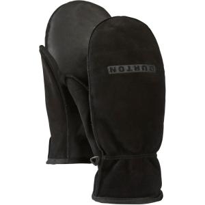 Burton Men’s Work Horse Leather Mittens, True Black, M