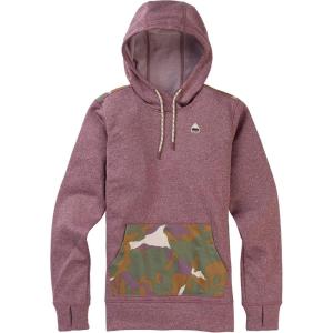 Burton Women’s Oak Pullover Hoodie(Flint Heather/Pop Floral)