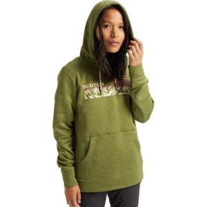 Burton Women’s Oak Pullover Hoodie(Pesto Green Heather)