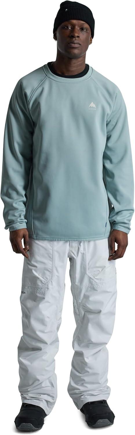 imageBurton Mens Crown Weatherproof Pullover Crewneck FleecePetrol Green