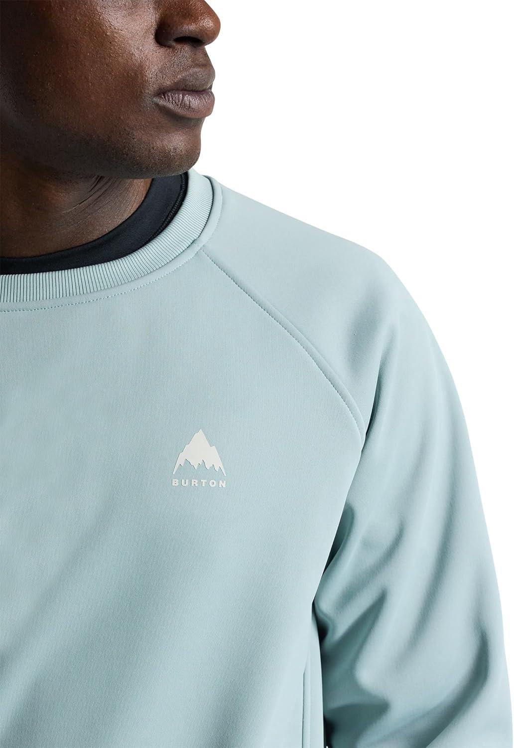 imageBurton Mens Crown Weatherproof Pullover Crewneck FleecePetrol Green