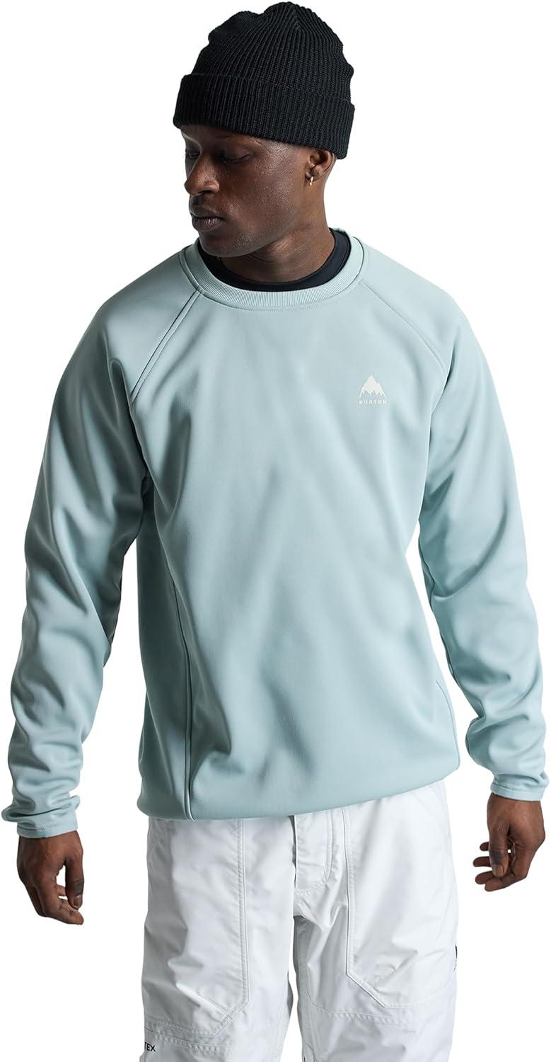 imageBurton Mens Crown Weatherproof Pullover Crewneck FleecePetrol Green