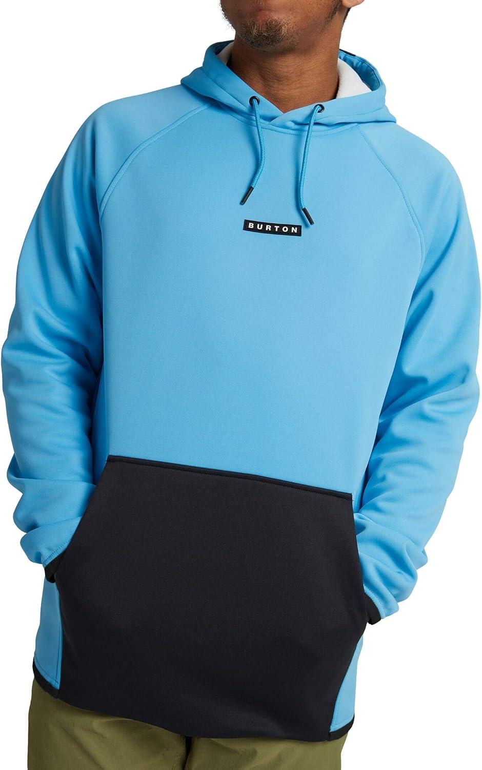 imageBurton Mens Crown Weatherproof Pullover FleeceCyanTrue Black