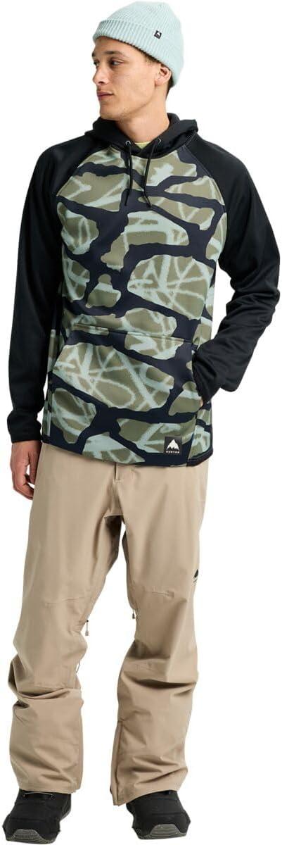imageBurton Mens Crown Weatherproof Pullover FleeceGraffiti Camo True Black