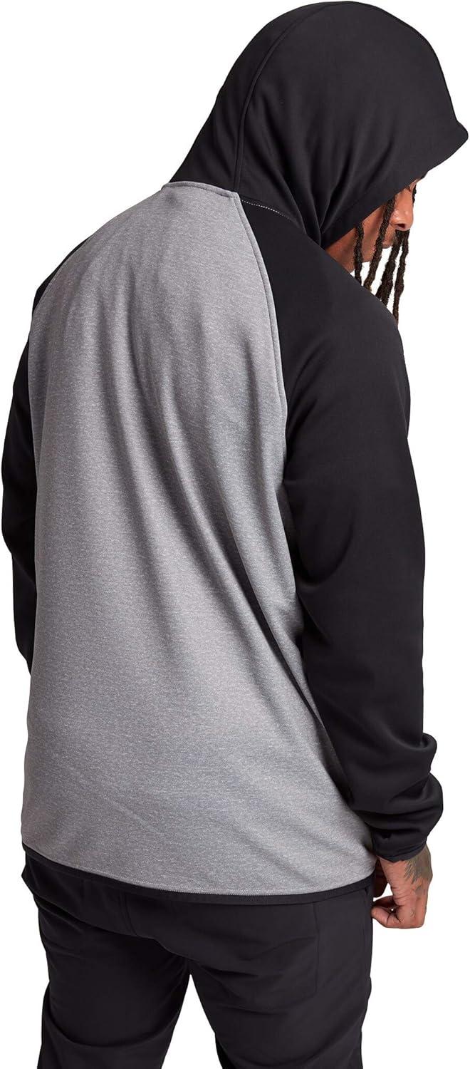 imageBurton Mens Crown Weatherproof Pullover FleeceGray HeatherTrue Black