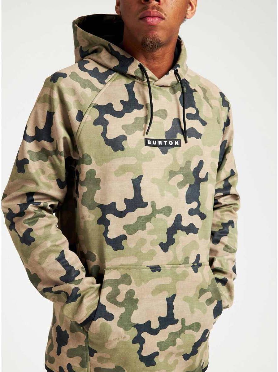 imageBurton Mens Crown Weatherproof Pullover FleeceMartini Olive Terra Camo