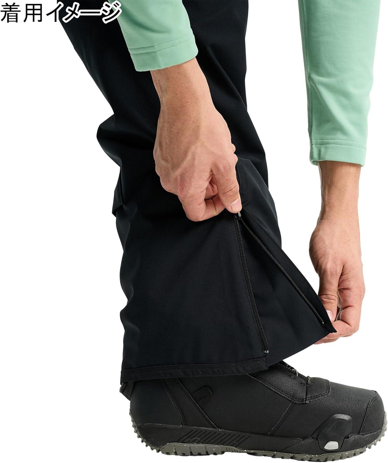 imageBurton Mens Reserve 2Layer Bib Pants Waterproof Winter Snowboard Bib Pants Perfect for LayeringTrue Black