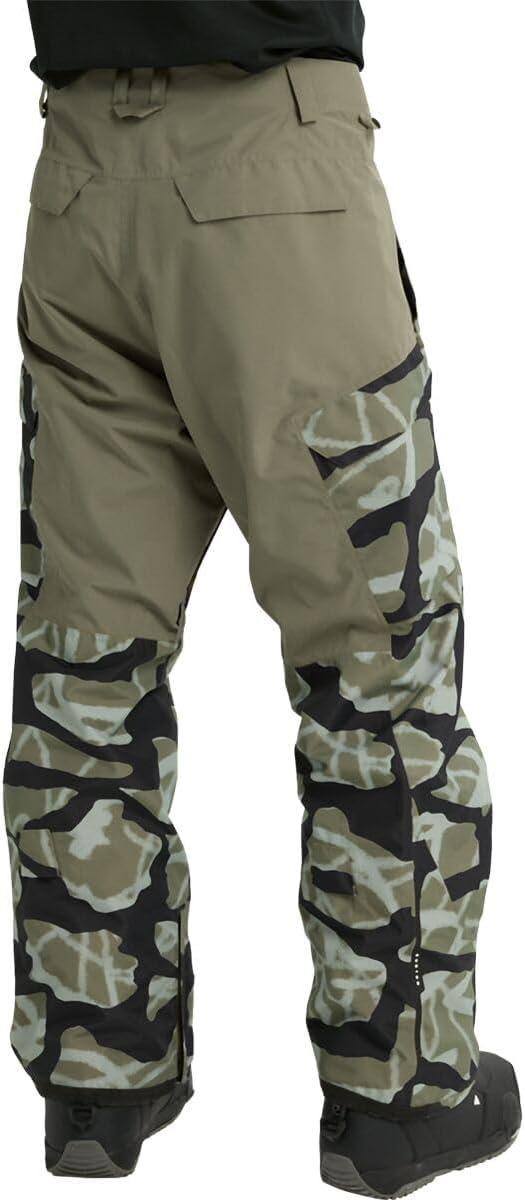 imageBurton Mens Reserve 2Layer Pants Waterproof Winter Snowboard Pants Perfect for LayeringGraffiti Camo Forest Moss