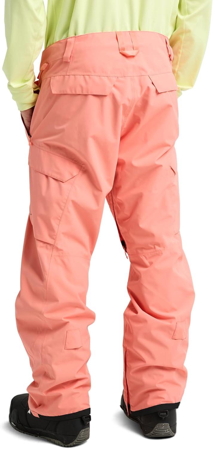 imageBurton Mens Reserve 2Layer Pants Waterproof Winter Snowboard Pants Perfect for LayeringSunrise Coral