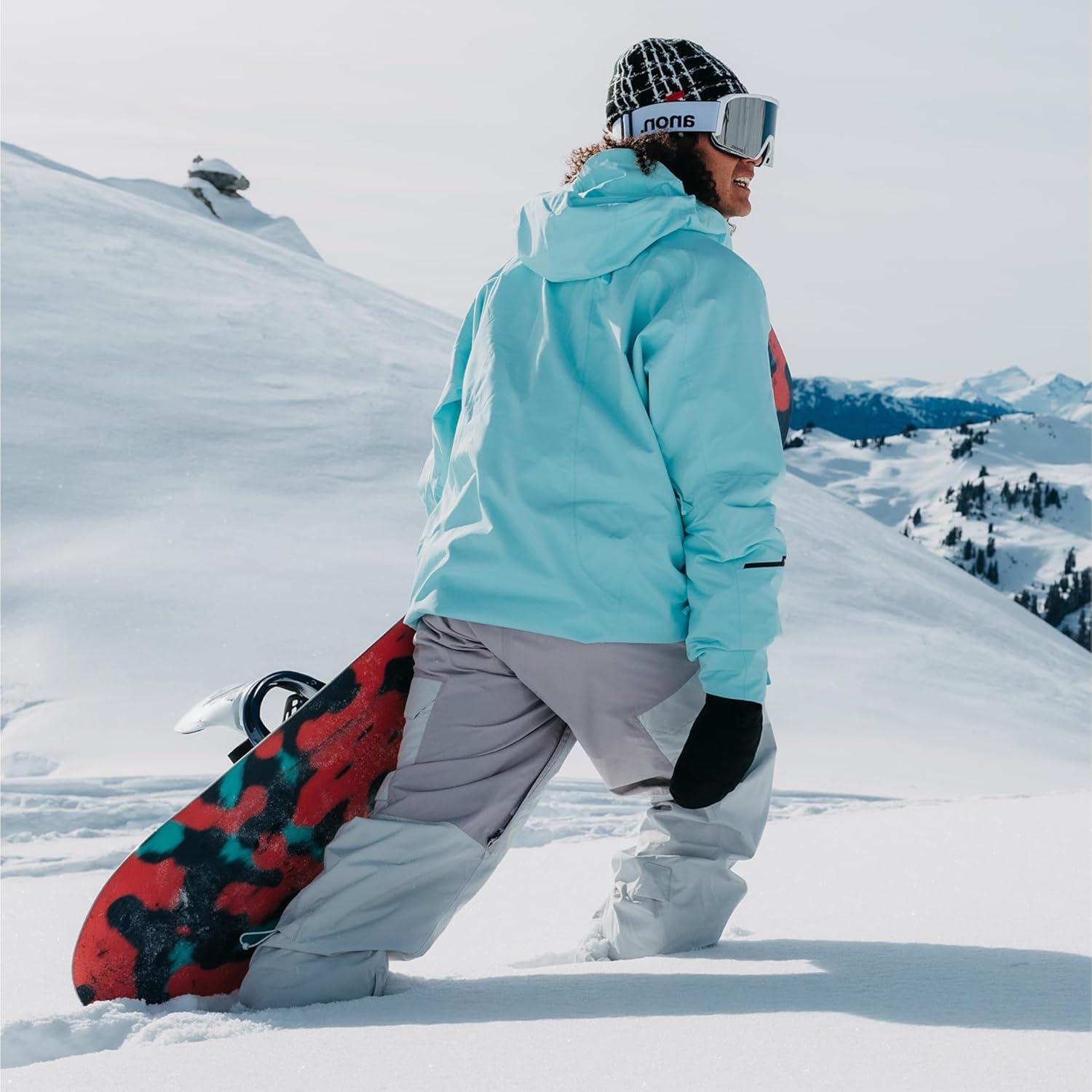 imageBurton Mens Reserve 2Layer Pants Waterproof Winter Snowboard Pants Perfect for LayeringTrue Black