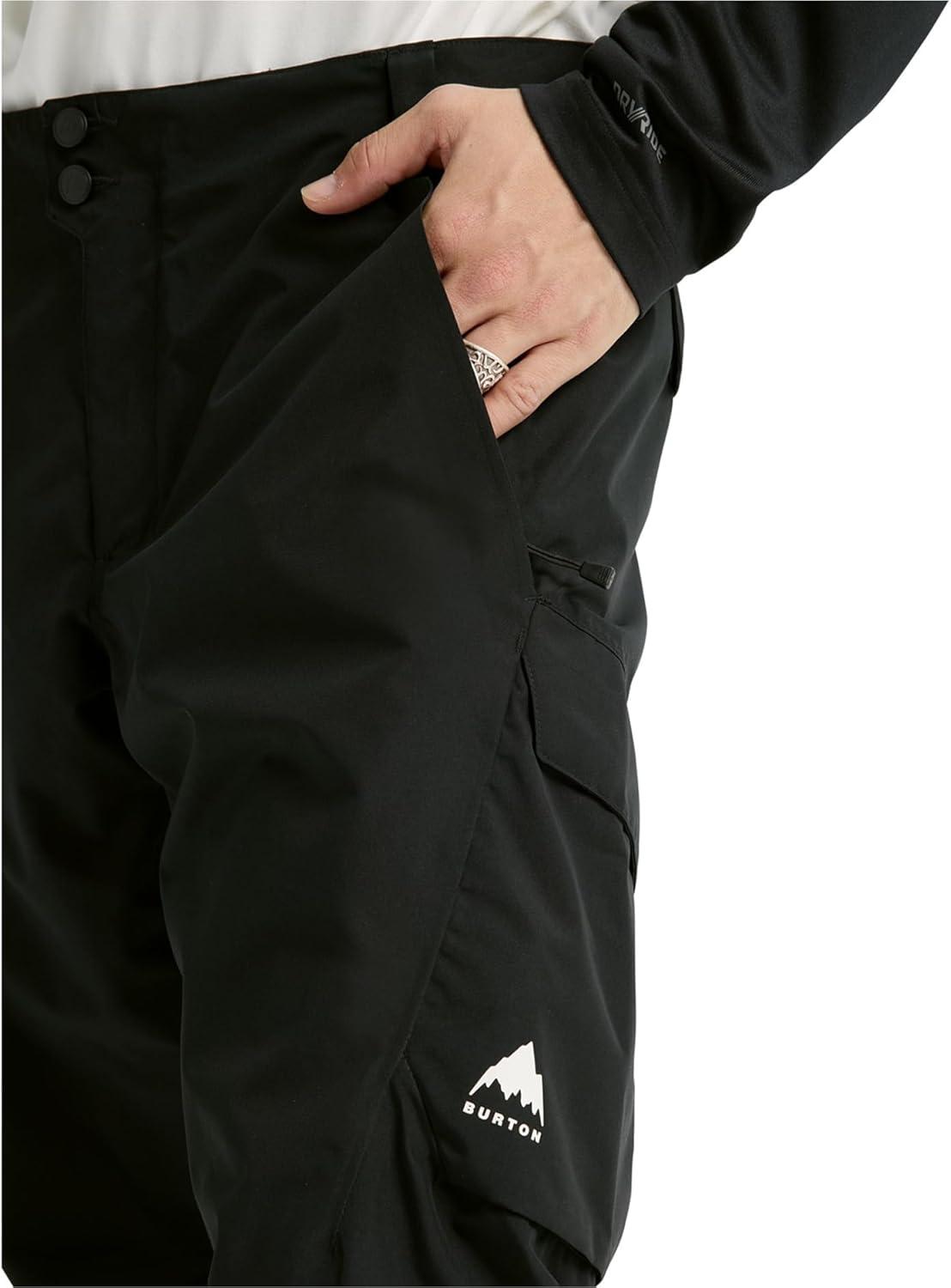 imageBurton Mens Reserve 2Layer Pants Waterproof Winter Snowboard Pants Perfect for LayeringTrue Black