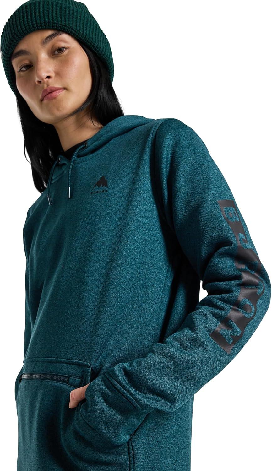 imageBurton Womens Oak Long Pullover HoodieDeep Emerald Heather