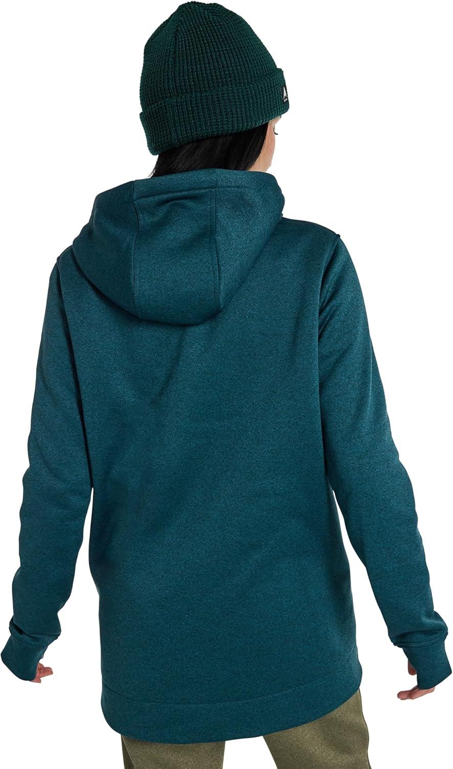 imageBurton Womens Oak Long Pullover HoodieDeep Emerald Heather