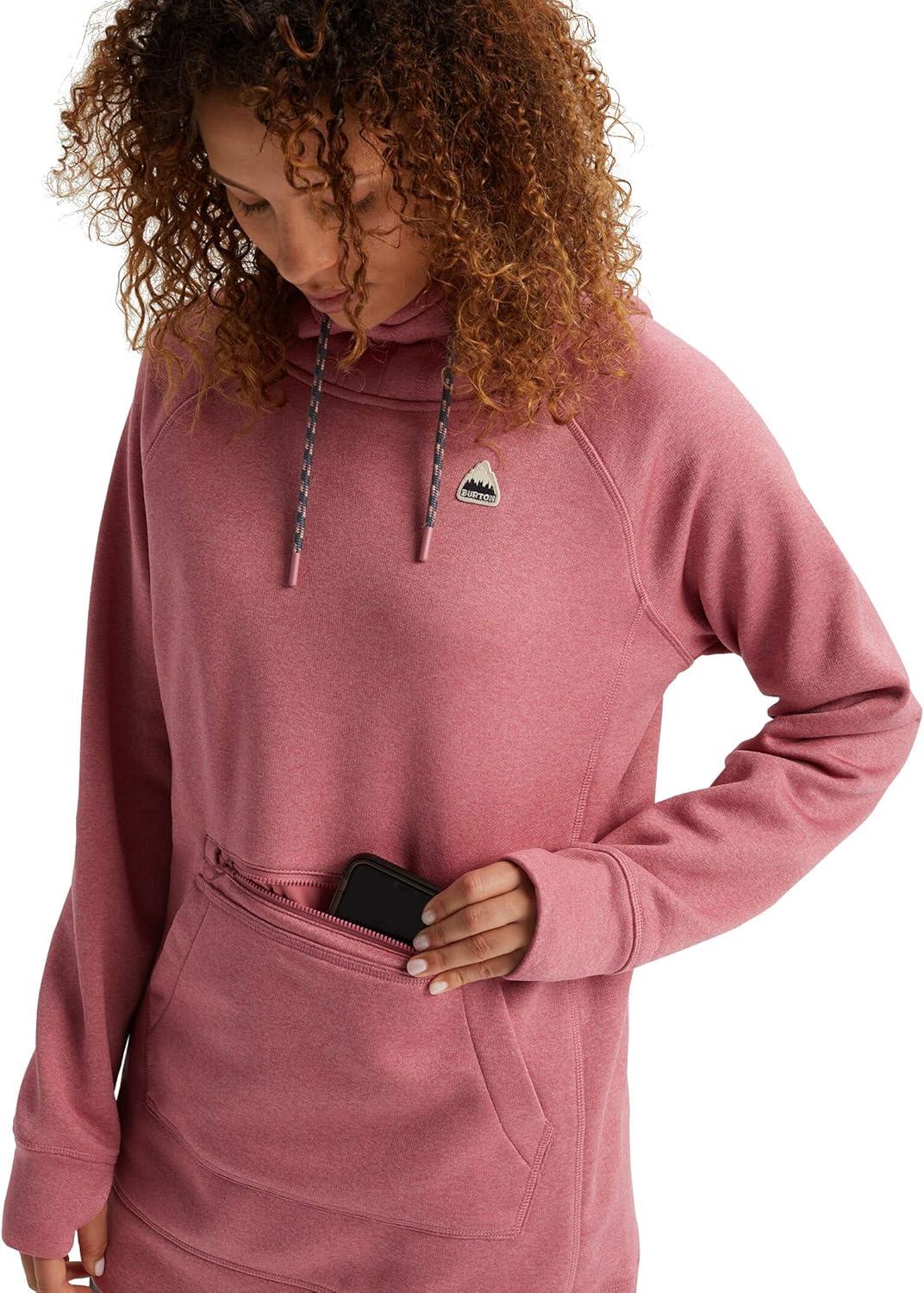 imageBurton Womens Oak Long Pullover HoodieRosebud Heather