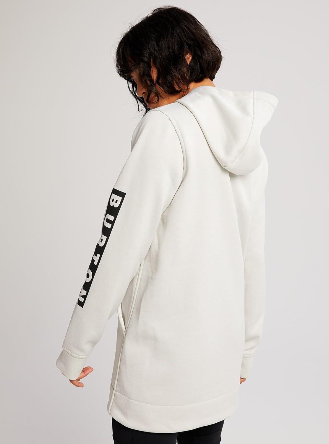 imageBurton Womens Oak Long Pullover HoodieStout White Heather