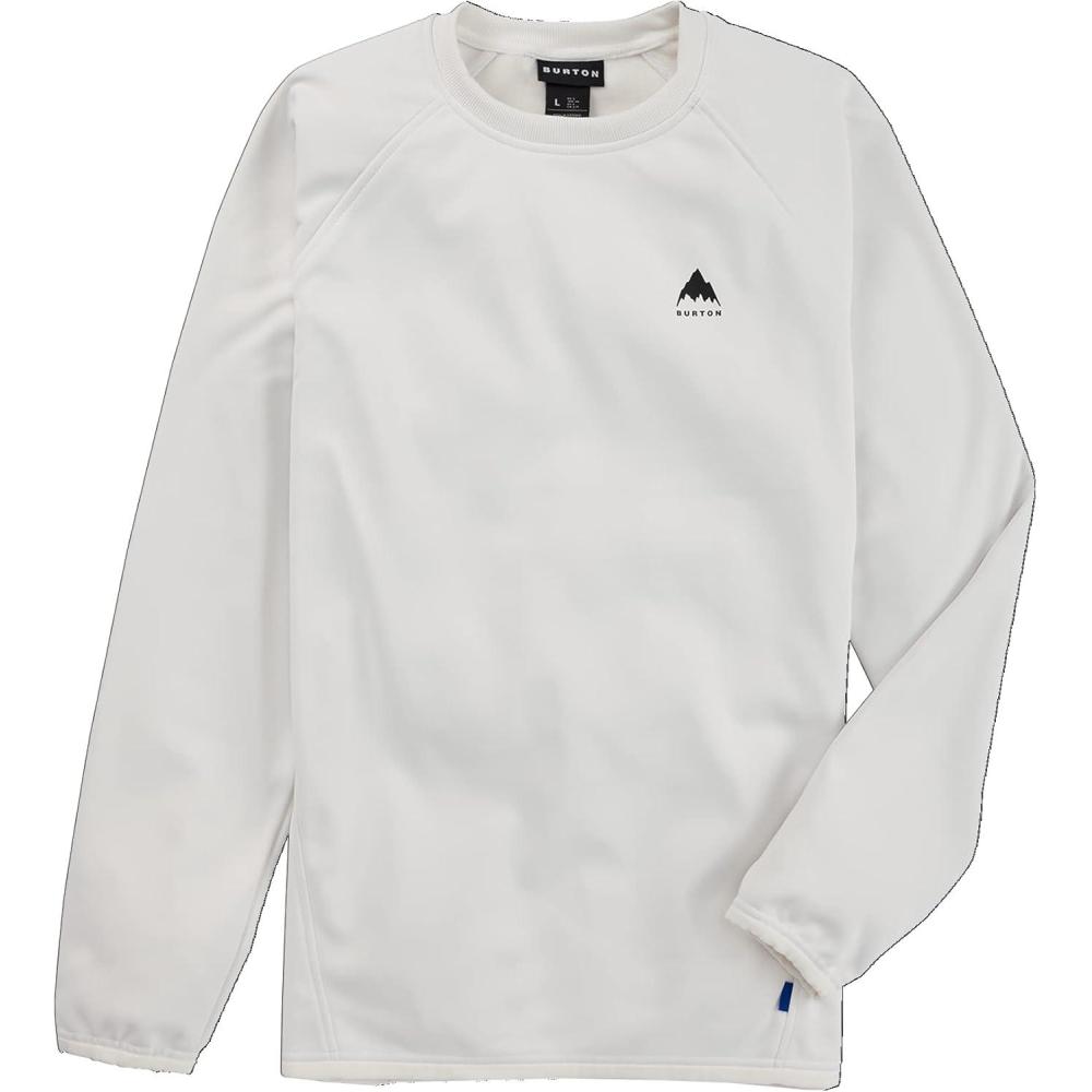 imageBurton Mens Crown Weatherproof Pullover Crewneck FleeceStout White