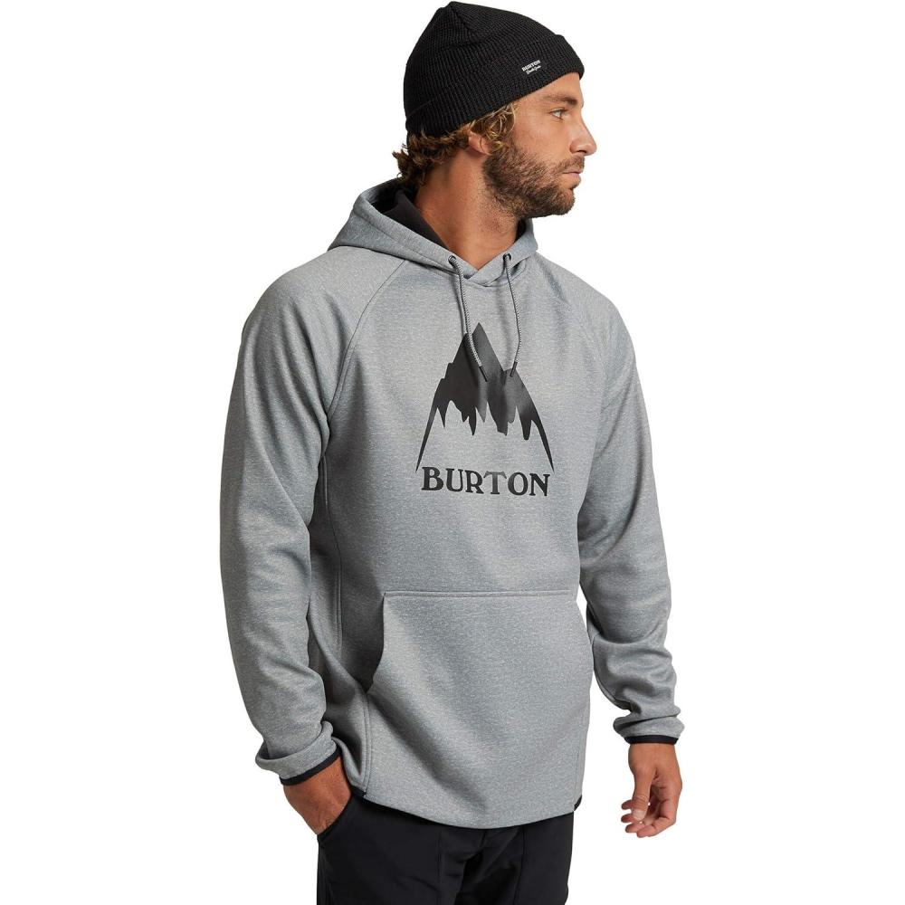 imageBurton Mens Crown Weatherproof Pullover FleeceGray Heather