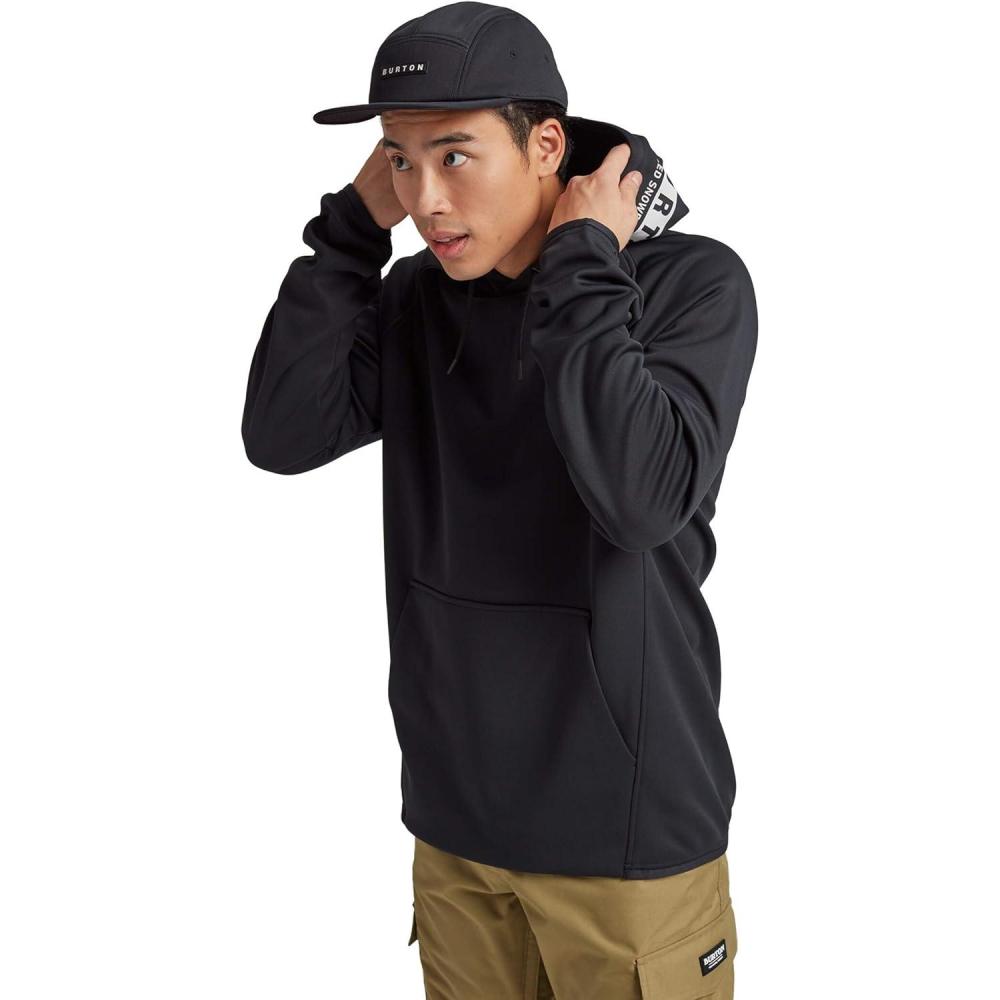 imageBurton Mens Crown Weatherproof Pullover FleeceTrue Black
