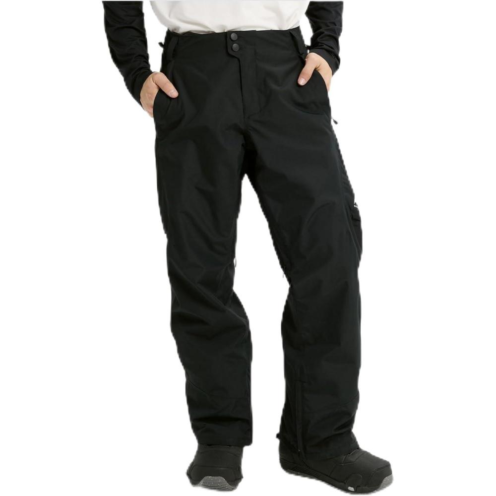 imageBurton Mens Reserve 2Layer Pants Waterproof Winter Snowboard Pants Perfect for LayeringTrue Black