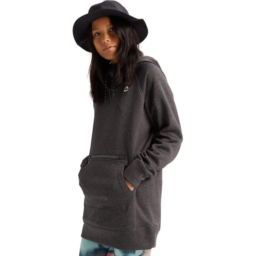 imageBurton Womens Oak Long Pullover HoodiePhantom Heather