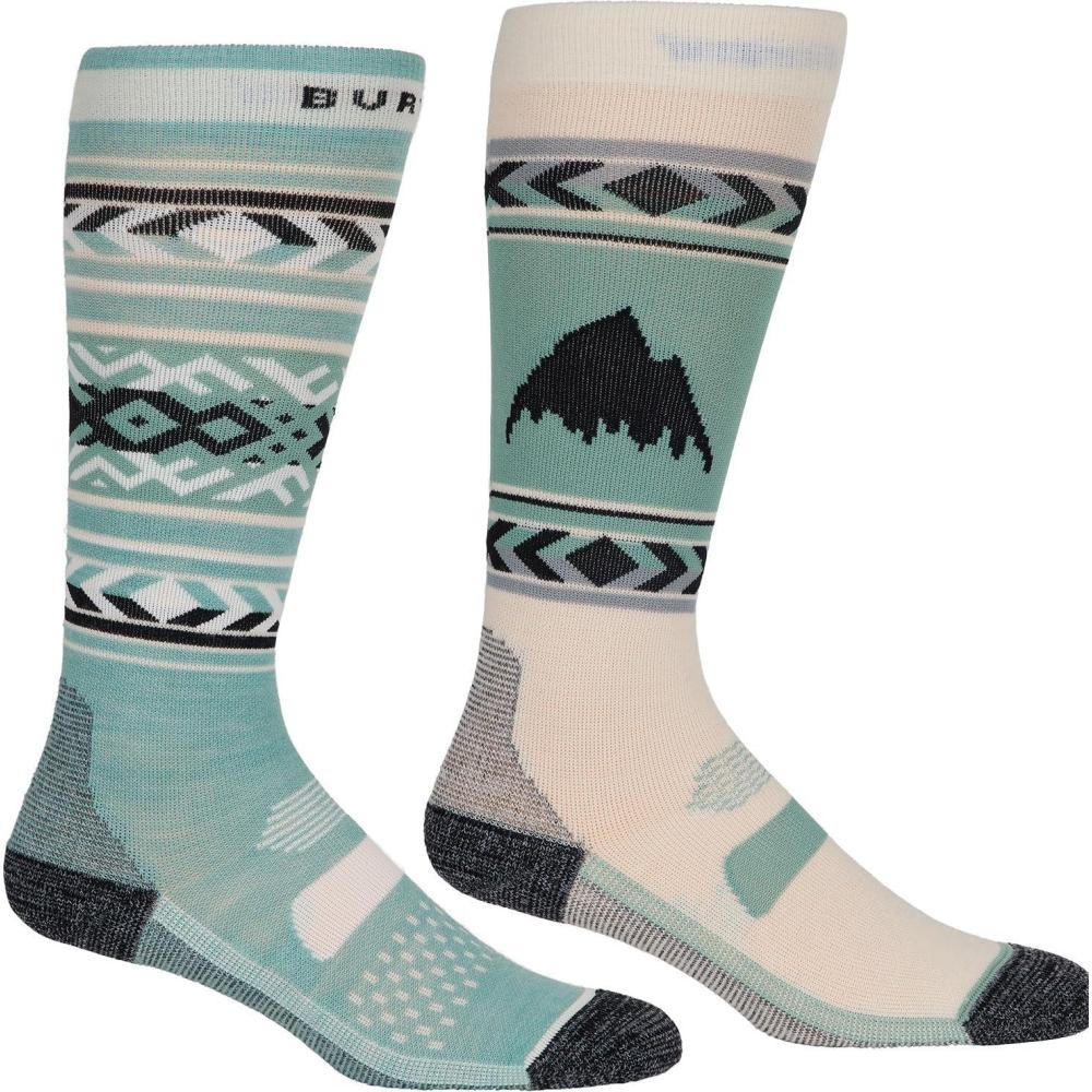 imageBurton Womens Performance Lightweight Socks 2 PackPetrol Green