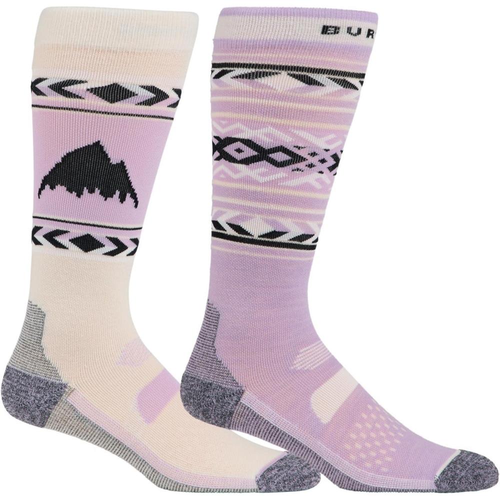 imageBurton Womens Performance Lightweight Socks 2 PackWashed Lavender