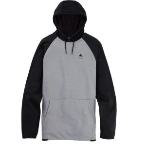 Burton Men’s Crown Weatherproof Pullover Fleece(Gray Heather/True Black)