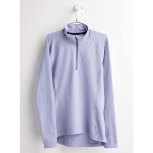 Burton Women’s Heavyweight X Base Layer Quarter-Zip(Foxglove Violet)