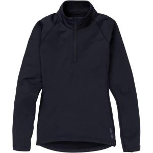 Burton Women’s Heavyweight X Base Layer Quarter-Zip(True Black)