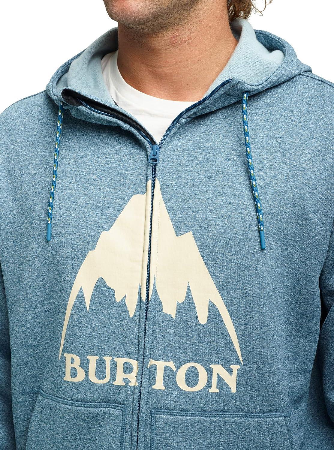 imageBurton Mens Oak FullZip HoodieBlue Sapphire Heather