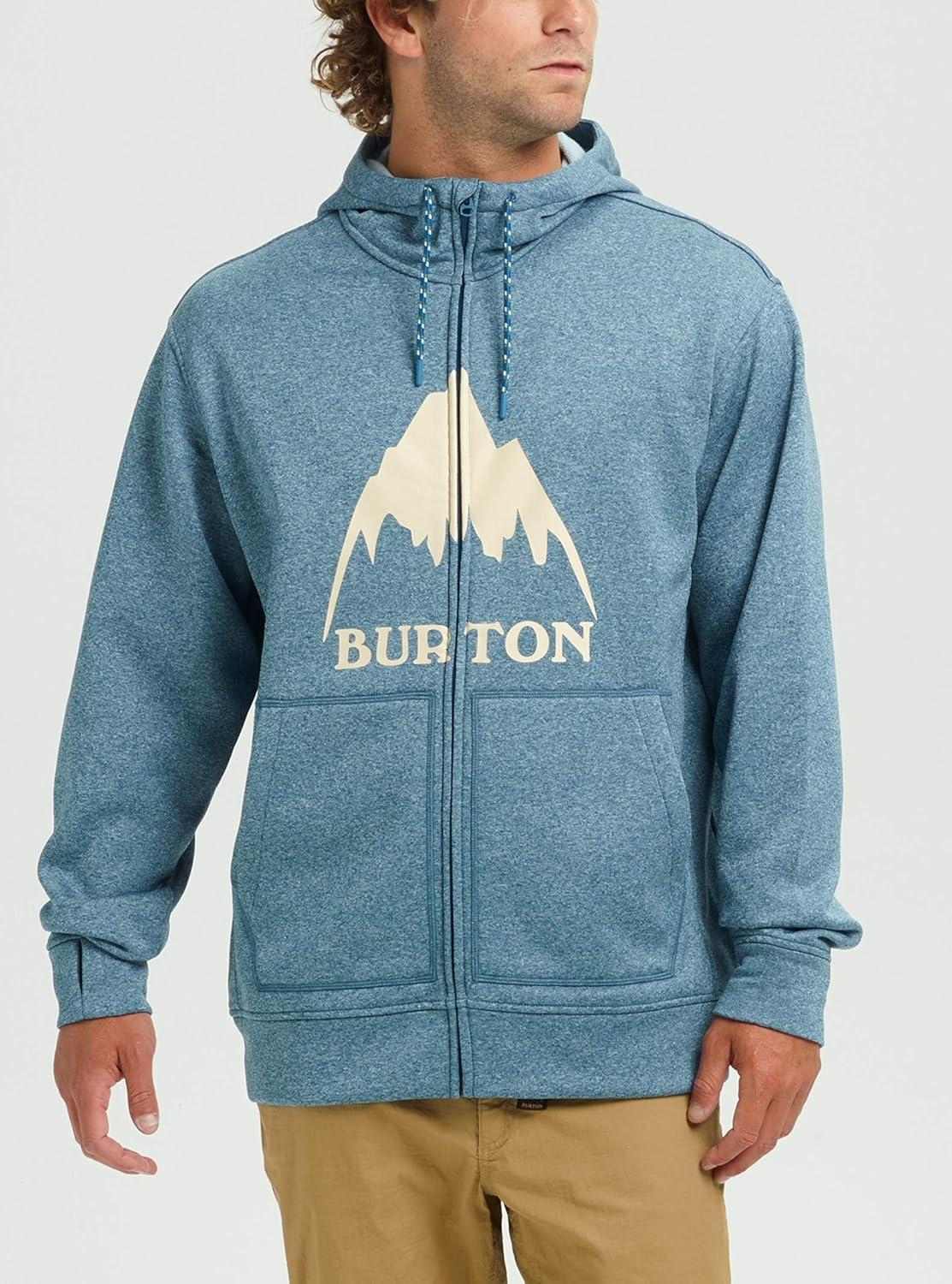 imageBurton Mens Oak FullZip HoodieBlue Sapphire Heather